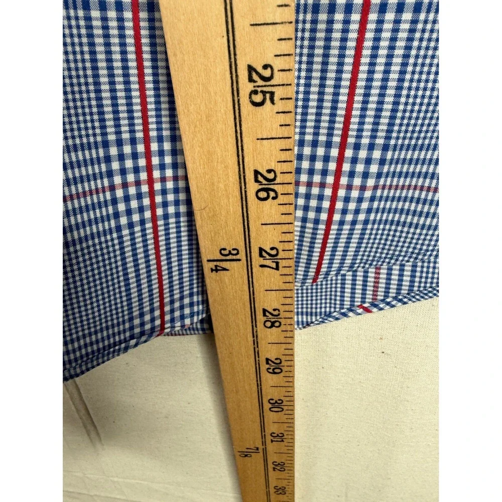 Banana‎ Republic Men's Plaid Long Sleeve Button Down Shirt size Medium 15-15 1/2